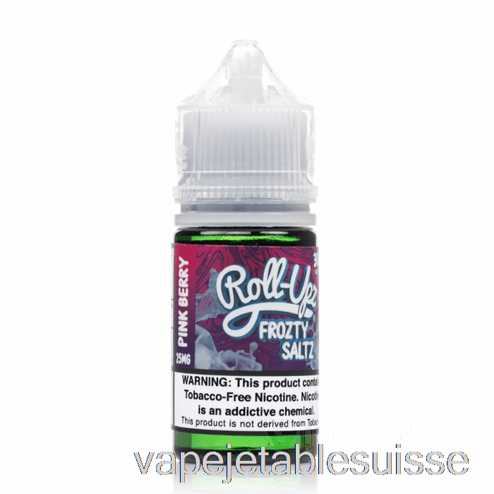 Vape Suisse Glace Aux Baies Roses - Jus Roll-upz Sel - 30ml 50mg